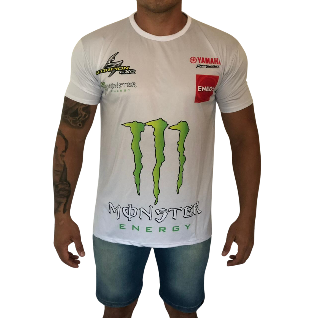 Camisa Dry Fit Monster Energy Drink Proteção UV