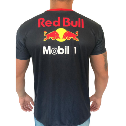 Camisa Dry Fit F1 RedBull Mobil 1 - Proteção UV