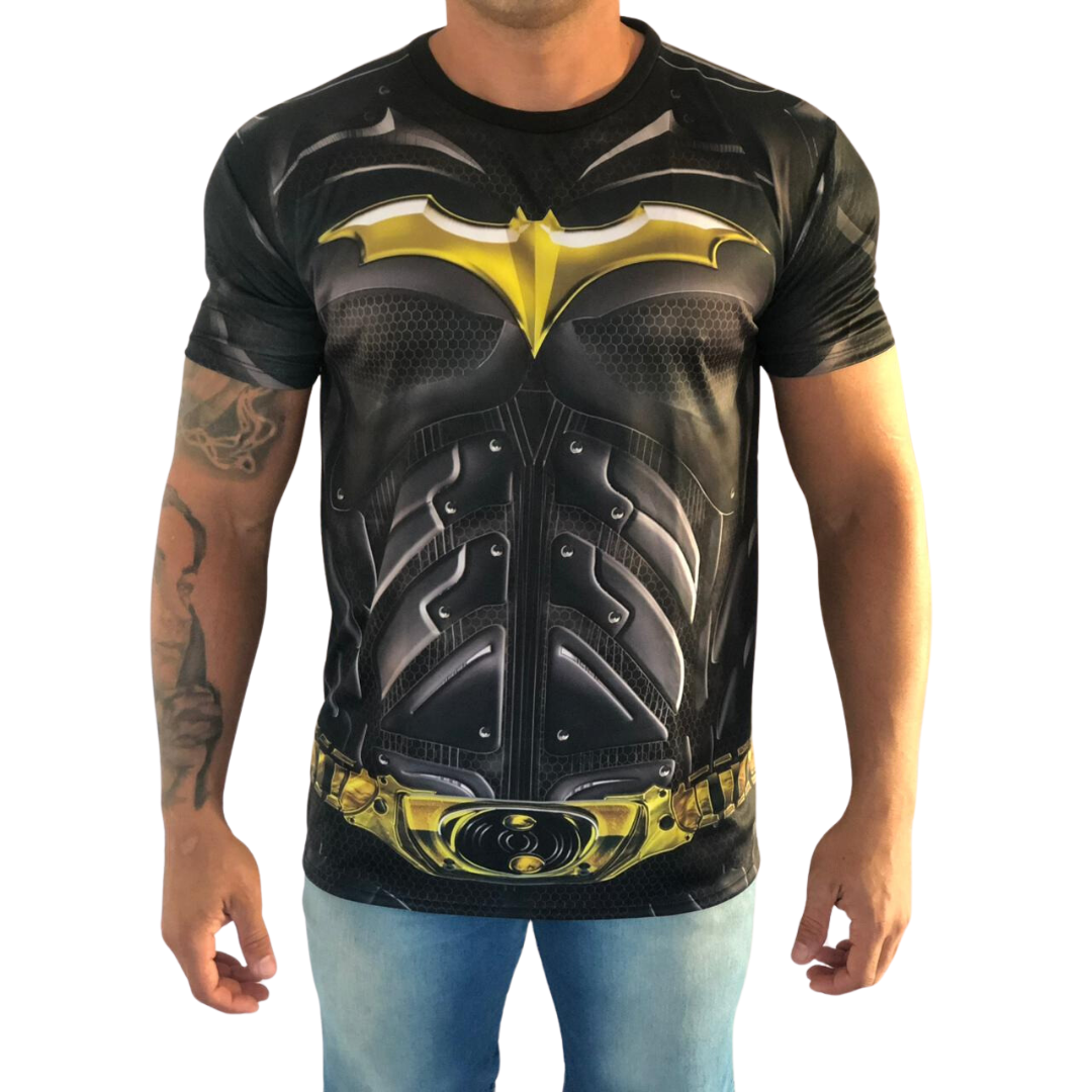 Camisa Dry Fit Batman - Proteção UV