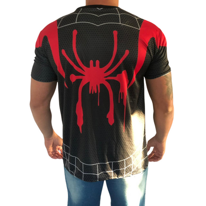 Camisa Dry Fit  Homem Aranha Verso - Proteção UV