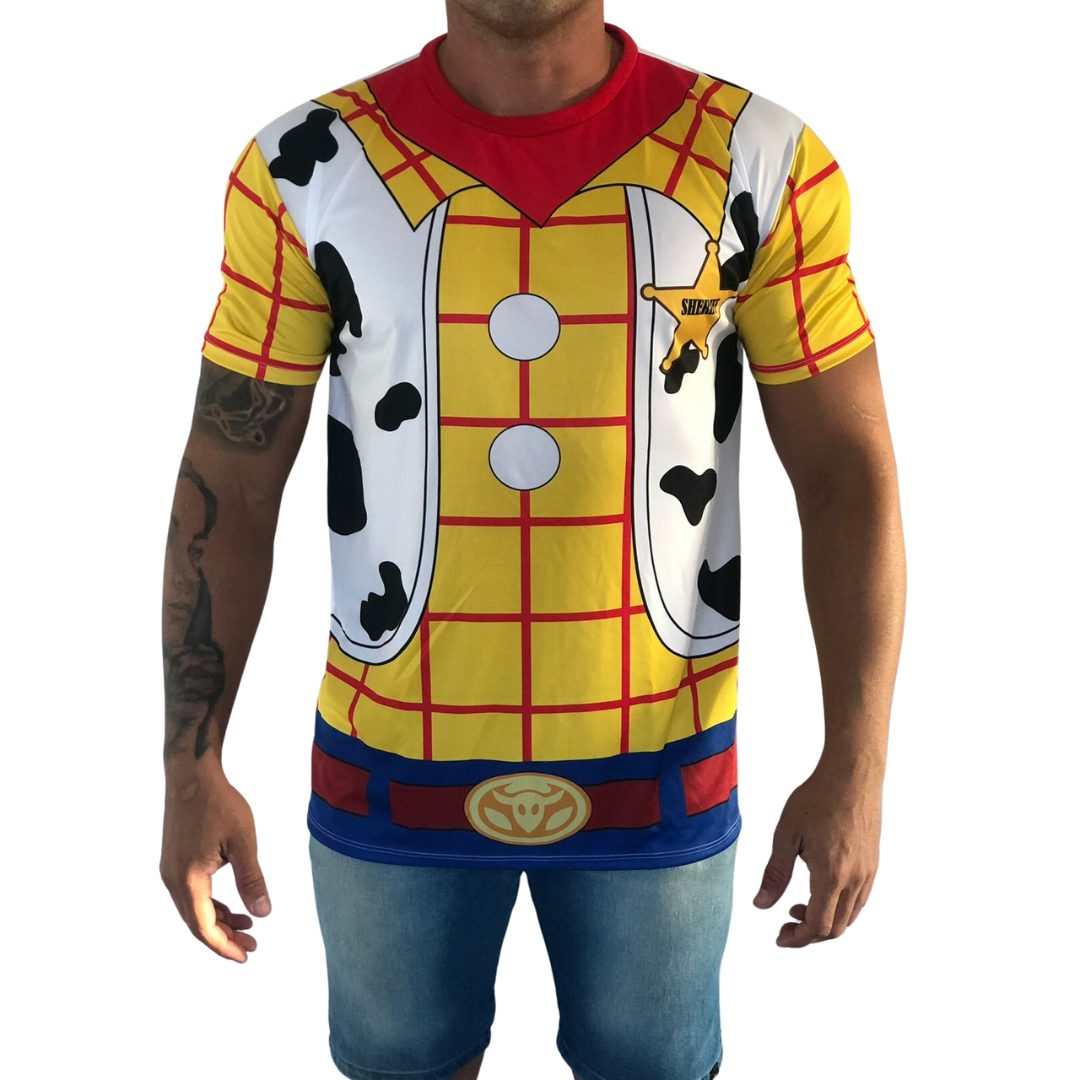 Camisa Dry Fit Woody Toy Store - Proteção UV