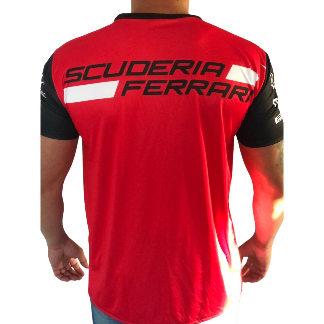 Camisa Dry Fit F1 Scuderia Ferrari - Proteção UV