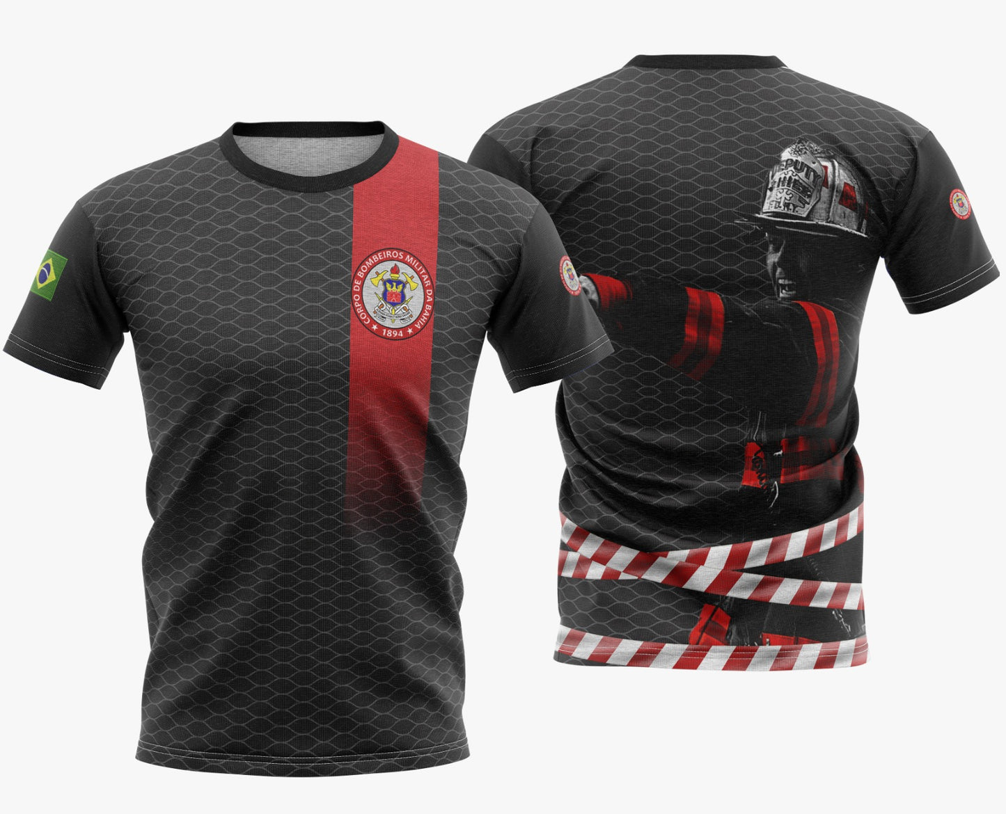 Camisa Dry Fit Bombeiro CBBA - Proteção UV