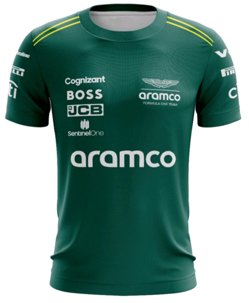 Camisa Aston Martin Verde 2024 - Proteção UV