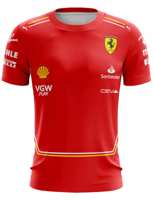 Camisa Scuderia ferrari 2024 - Proteção UV