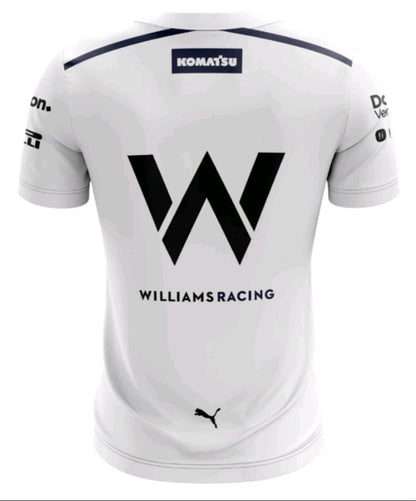 Camisa Williams Racing Branca 2024 - Proteção UV