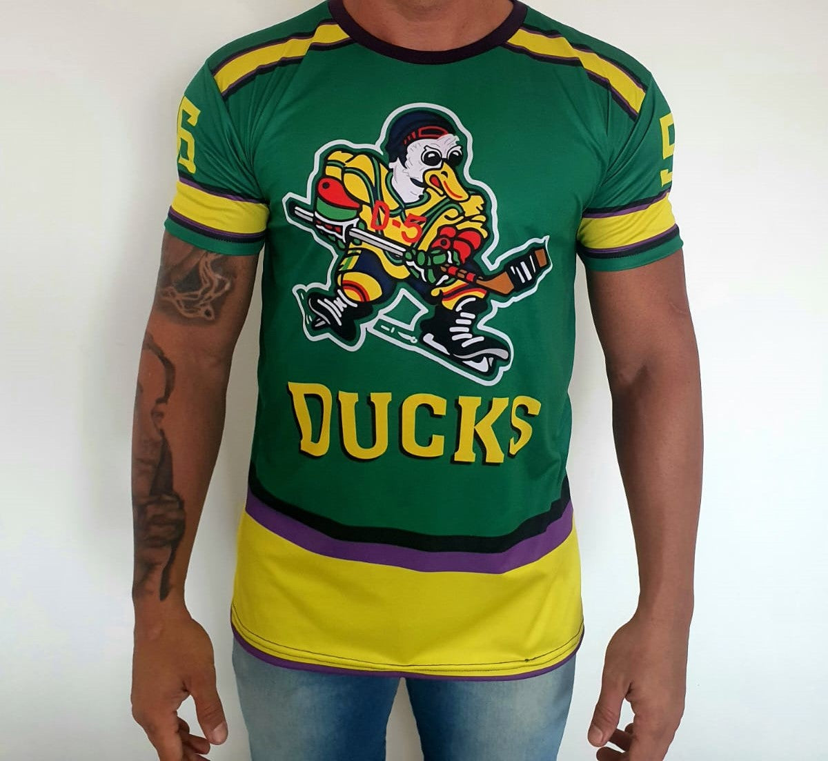 Camisa Dry Fit Super Patos Verde - Proteção UV