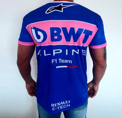 Camisa Dry Fit F1 BWT Alpine Azul - Proteção UV