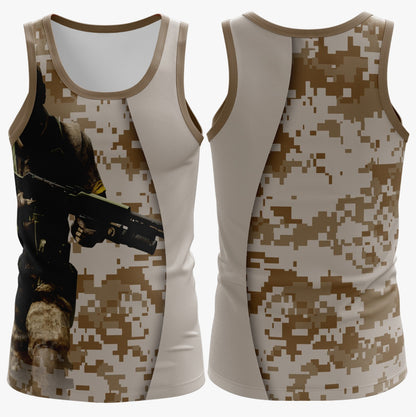 Camiseta - Regata American Soldier - Proteção UV